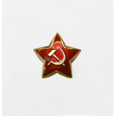 Звезда-кокарда к пилоткам личного состава РККА, диаметр 24 мм. обр. 1936 г..